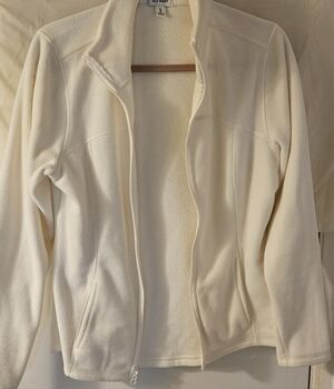 OLD NAVY brand Women's Off-White Teddy Jacket Size M